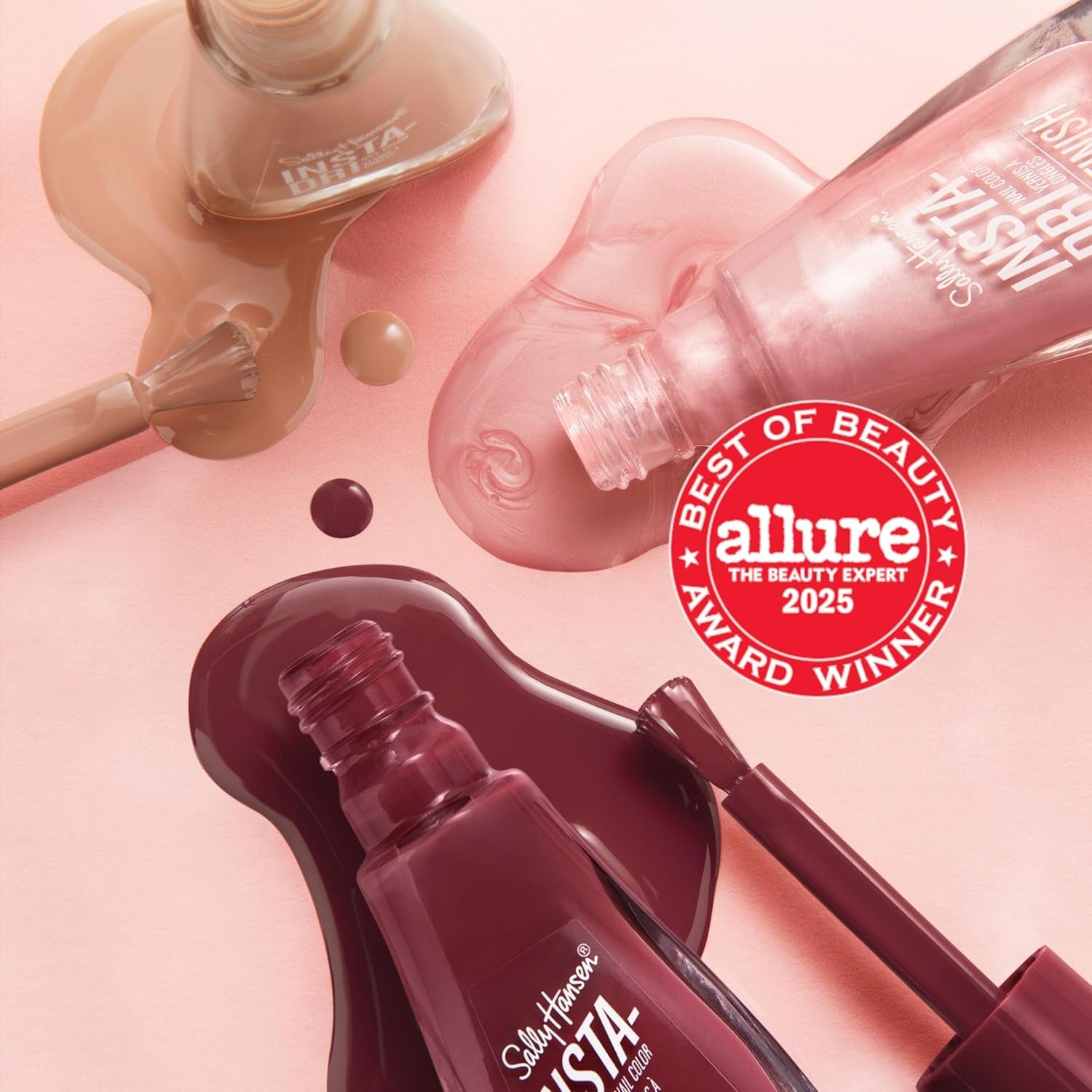 Insta-Dri Holo-Glow, Limelight, vernis à ongles, facile à utiliser, longue durée, belles couleurs, facile à appliquer sur les ongles, sans éclats, 19 ml