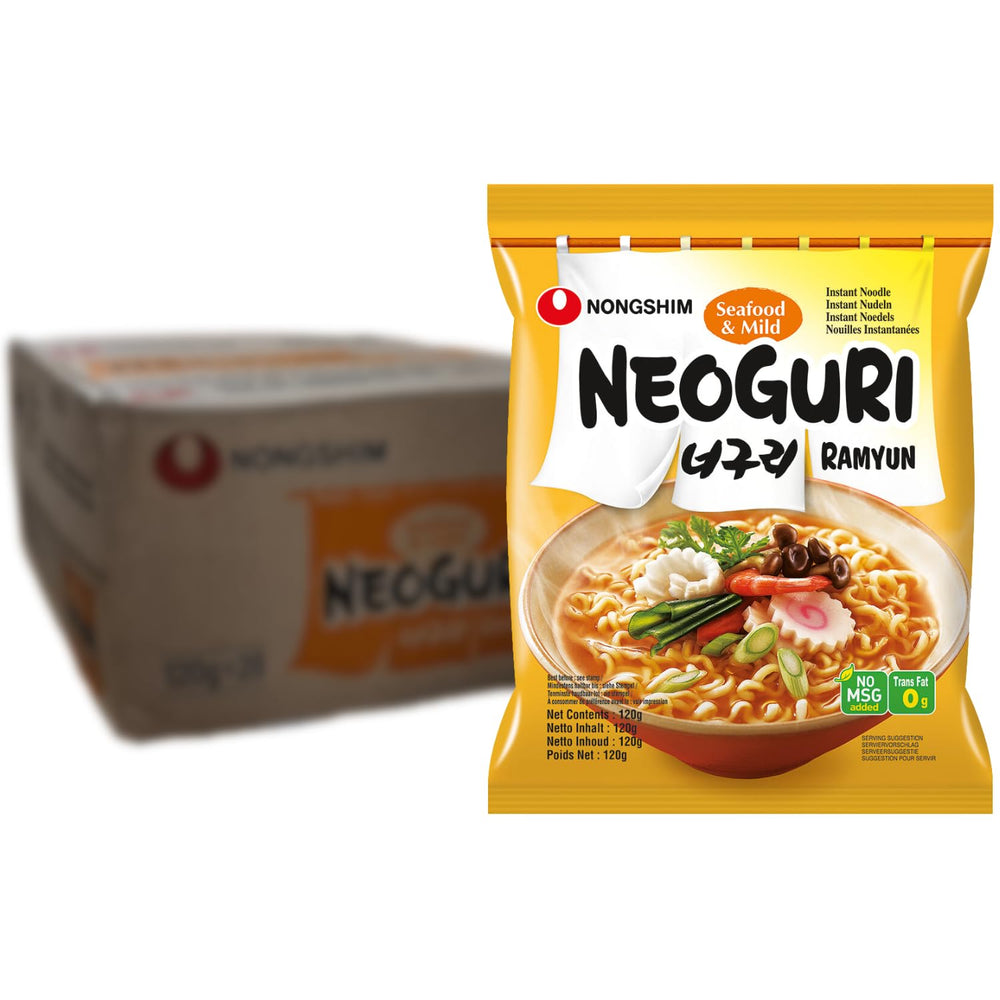 Nouilles instantanées Nong Shim Kimchi Ramyun Grand bol – Soupe ramen coréenne – Préparation rapide – 1 paquet de 112 g