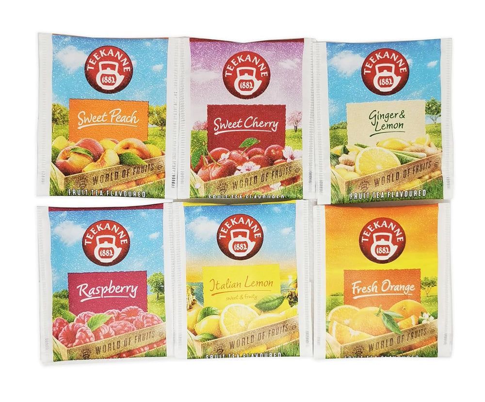 Teekanne World of Fruits (NOUVELLE ÉDITION) - Coffret avec sélection de thés aux fruits - 6 saveurs * 5 sachets de thé