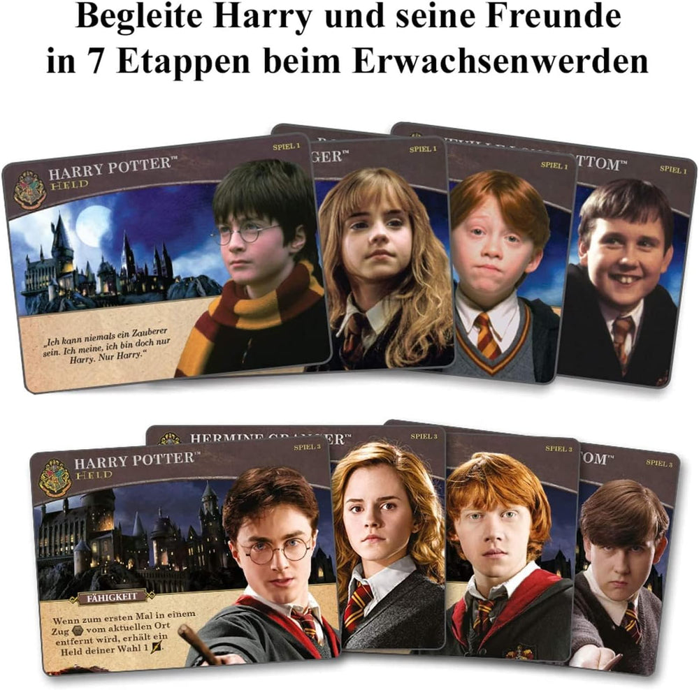 KOSMOS 693398 Harry Potter Battle for Hogwarts - Jocul cooperativ Harry Potter, Joc Harry Potter pentru 2-4 jucători cu vârsta de 11 ani și peste, Bătălia de la Hogwarts în germană, 7 ani școlari