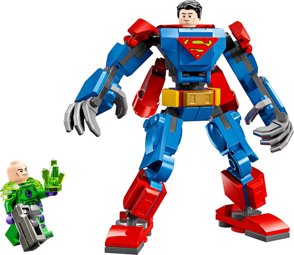 LEGO DC Superman Mech contre. Lex Luthor - Jouet de super-héros avec 2 figurines - Figurine à construire avec bras, jambes et doigts mobiles - Cadeau pour garçons et filles à partir de 6 ans 76302 Jeux de construction Besuche an LEGO-Store