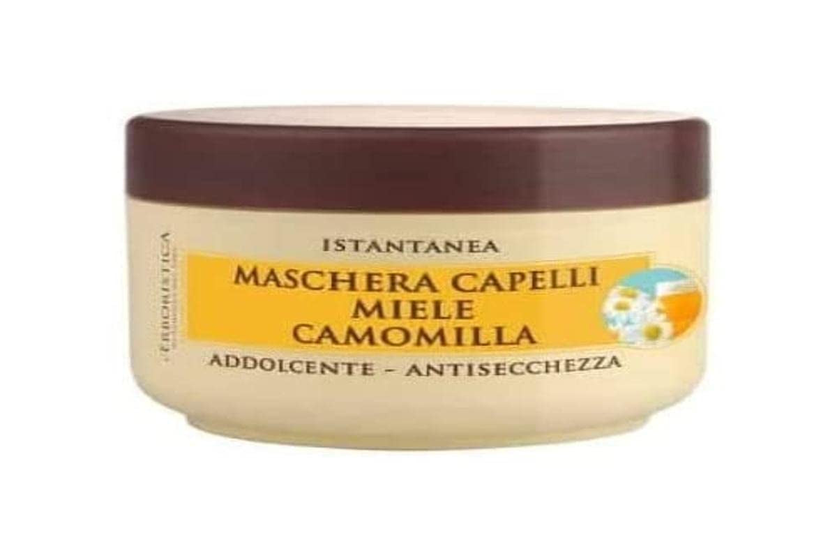 L'Erboristica masque capillaire instantané au miel et à la camomille, doux et contre la chute des cheveux, 200 ml Naty Shop Masque capillaire Titre par défaut