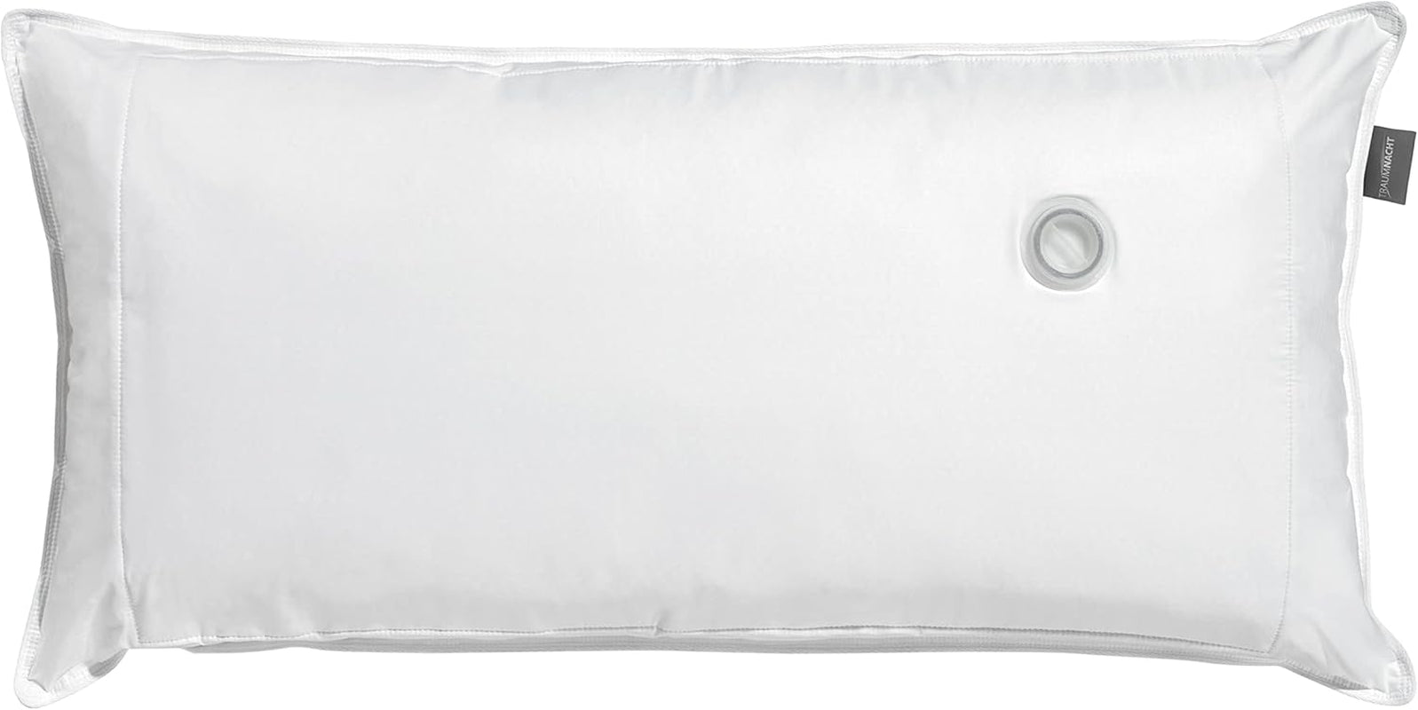 Oreiller à eau orthopédique Traumnacht avec quantité de remplissage réglable, housse 100 % coton, 40 x 80 cm, développé en Allemagne - fabriqué en UE, blanc, 1 pièce (1 paquet) Naty Shop Oreillers standards