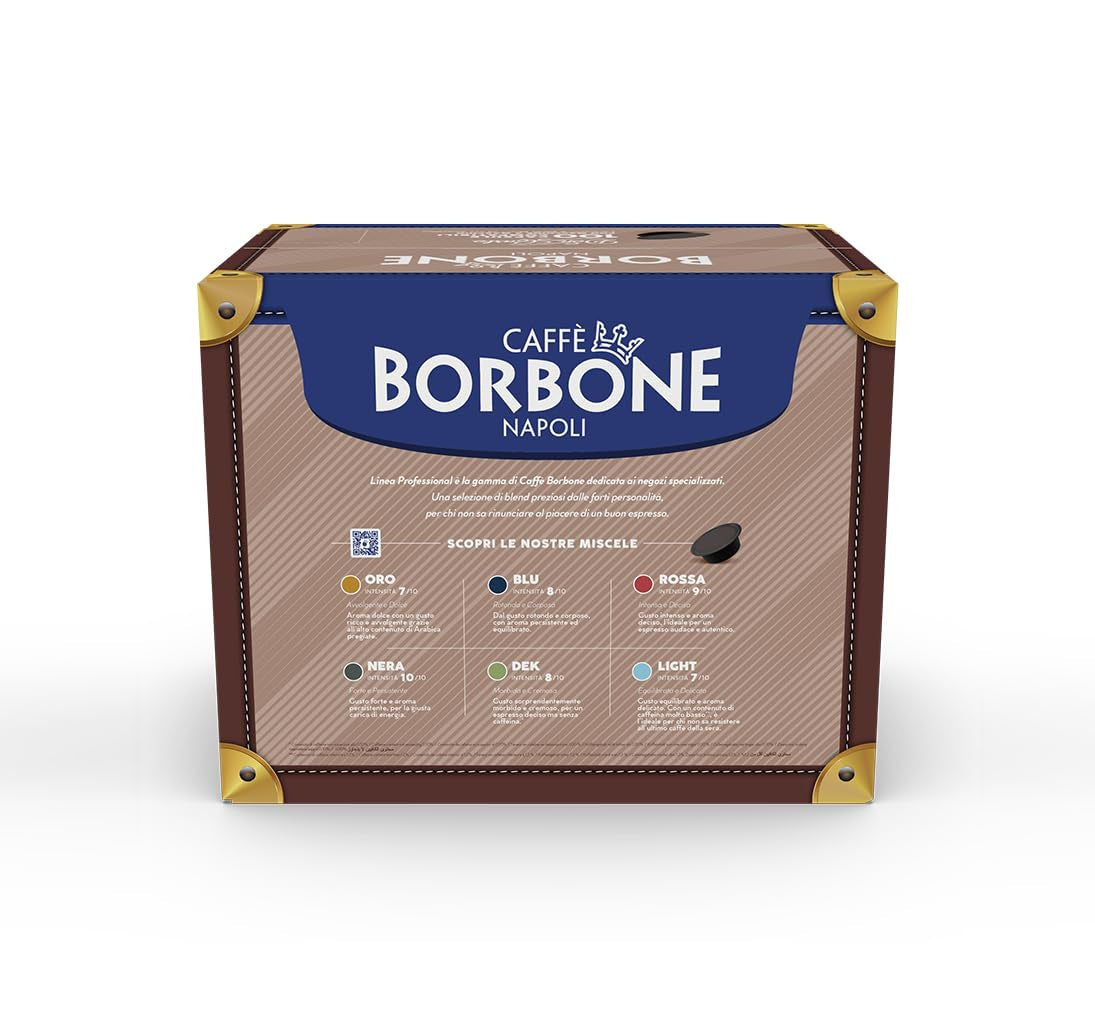 Caffè Borbone Kaffee Kapseln Don Carlo, Blue Mischung - 100 stück - Compatible avec Kaffeemaschinen der Marke Lavazza®* A Modo Mio®*