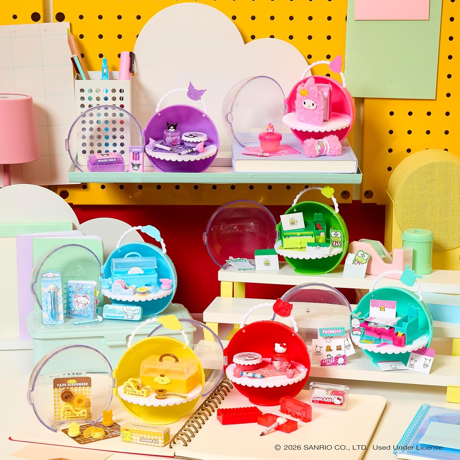 Miniverse MGA Make It Mini Hello Kitty and Friends Série 3 – Mini objets de collection, Sanrio, répliques rétro, papeterie, travaux manuels, bricolage, pour collectionneurs et enfants à partir de 8 ans