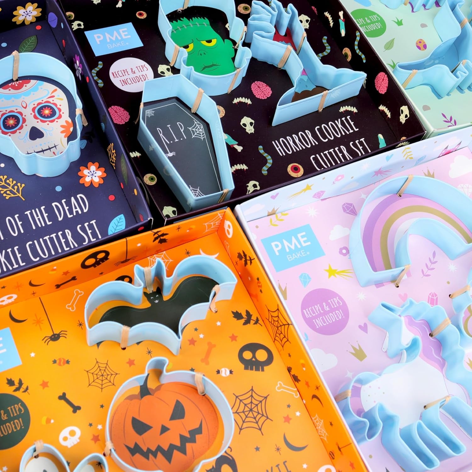 Lot de 3 Biscuits Licorne, Bleu