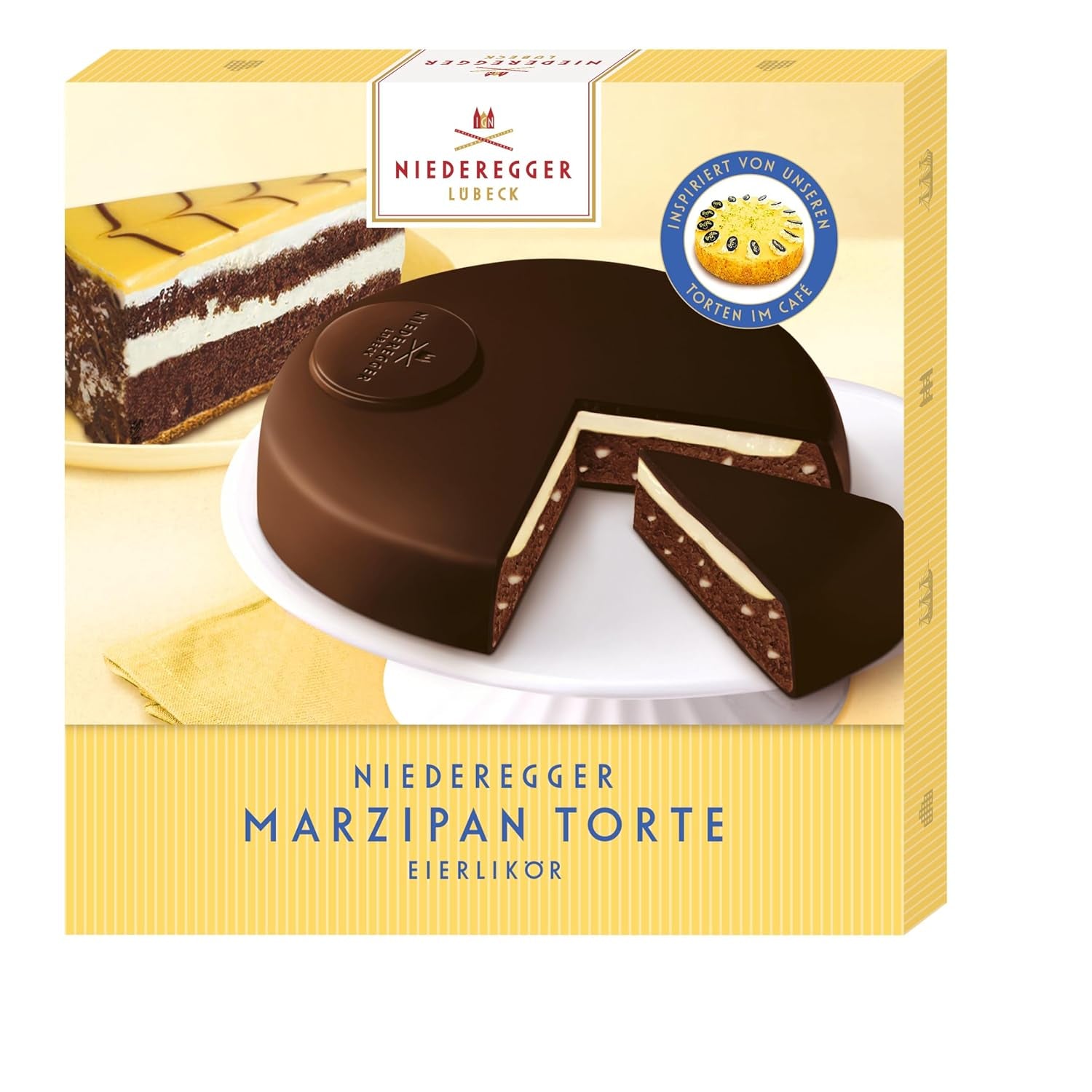 Gâteau à la pâte d'amande Niederegger »Lait de poule« 185g