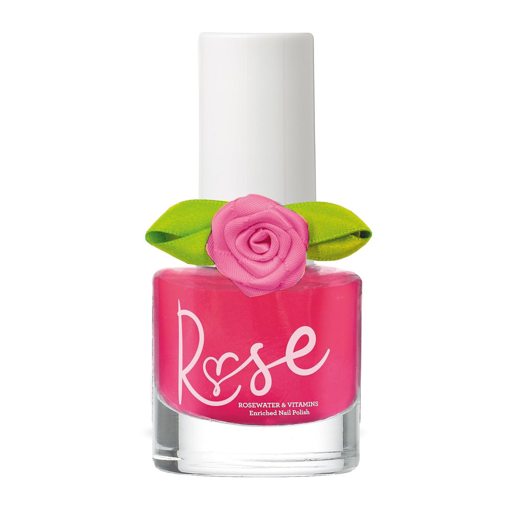 Snails 511794 Vernis à ongles pour bébé aromatisé à la chèvre, formule amovible, à base d'eau, sans danger, végétalien, avec de l'eau de rose nourrissante
