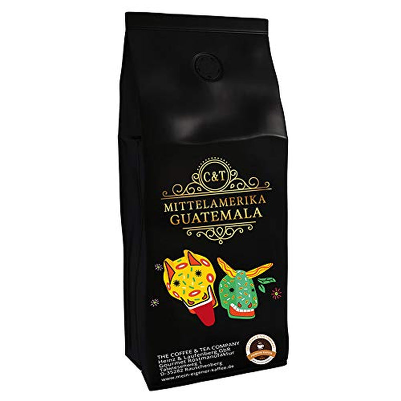 Kaffeespezialität Aus Mittelamerika - Guatemala, Dem Land Der Maya (Ganze Bohne, 500 Gramm) - Länderkaffee - Spitzenkaffee - Säurearm - Schonend und Frisch Geröstet