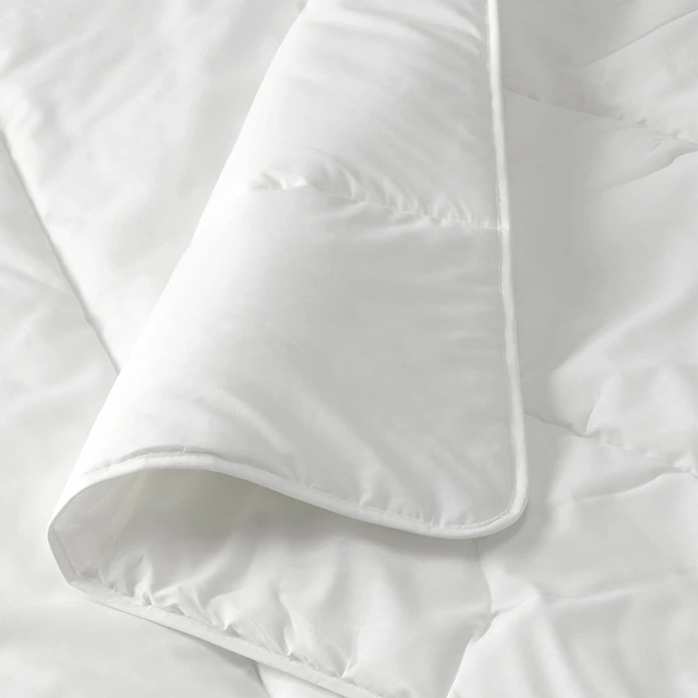 Prestige Italian Bedding Couette d'été en microfibre, blanc, double, 100 % Naty Shop Couettes et couettes