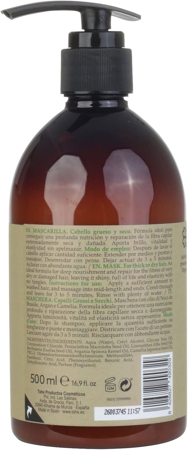 Mască de păr Organic Care Nutritium Oil, 500 ml Masca de par Naty Shop