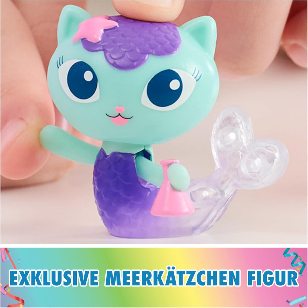 DREAMWORKS GABBY DOLLS HOUSE - Pack de meubles Meerkätzchen Bobble Kitty, figurine de chat avec meubles et accessoires de maison de poupée, à partir de 3 ans