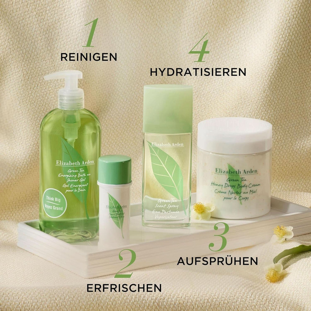 Elizabeth Arden, cremă de corp îmbogățită cu extract de ceai verde, miere naturală și unt de shea hrănitor, 500 ml Duș și baie Naty Shop