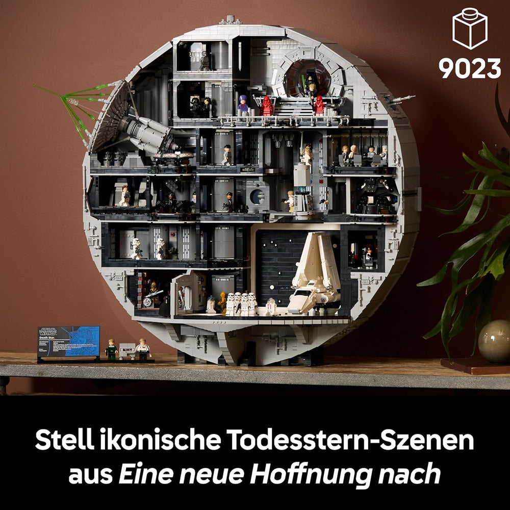 LEGO Star Wars Todesstern - Bauset für Erwachsene - Interaktives UCS-Ausstellungsmodell mit 36 ​​​​Minifiguren inkl. Luke Skywalker, Han Solo et Dark Vador - Cadeau pour hommes, femmes et fans - 75419