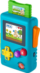 Fisher-Price HBC86 - Learning fun Lil' Gamer, jucărie muzicală de învățare și activitate, versiunea în limba germană, pentru bebeluși și copii mici de la 6 la 36 de luni Jucarii Bebe Naty Shop