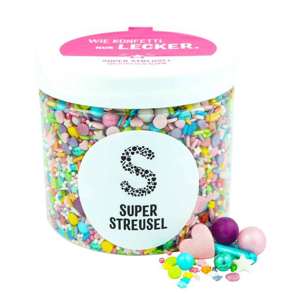 Super Streusel, Sprinkles, Confetti Parade Sprinkles Naty Shop 180 grame