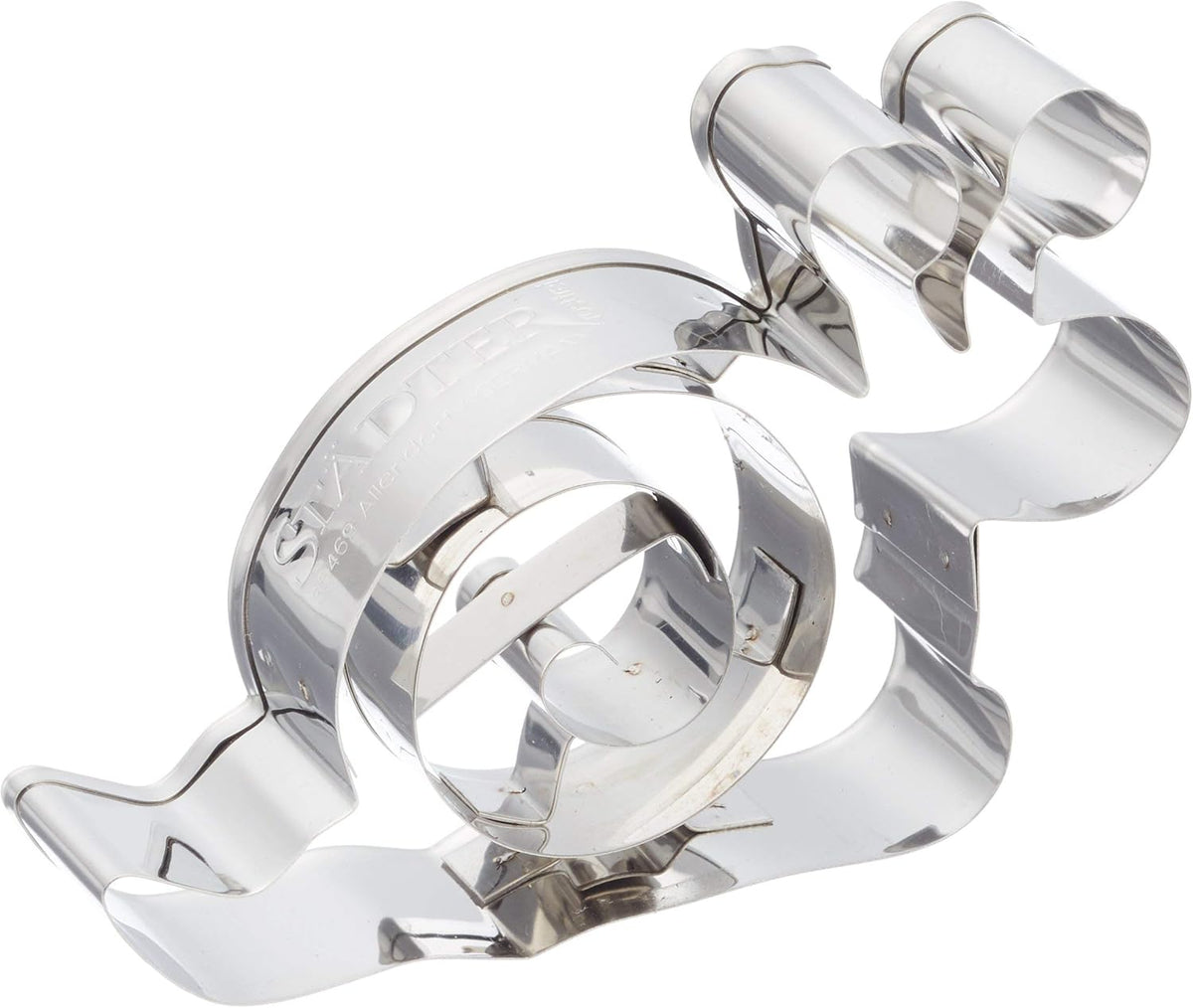 Boîte à biscuits Städter, acier inoxydable, argent, 10 x 10 x 3 cm