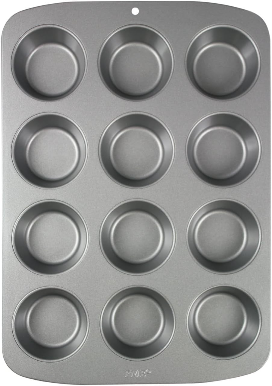 CSB111 antihaftbeschichtete mini-muffinform mit 24 löchern aus karbonstahl, edelstahl, argent, 39,4 x 24,6 x 2,1 cm Moules et plaques pour la pâtisserie Naty Shop 37.2999999999999997 x 26,1 x 3,1 cm einzeln