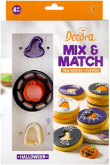 0255043 Jeu d'emporte-pièces, 4 pièces, violet