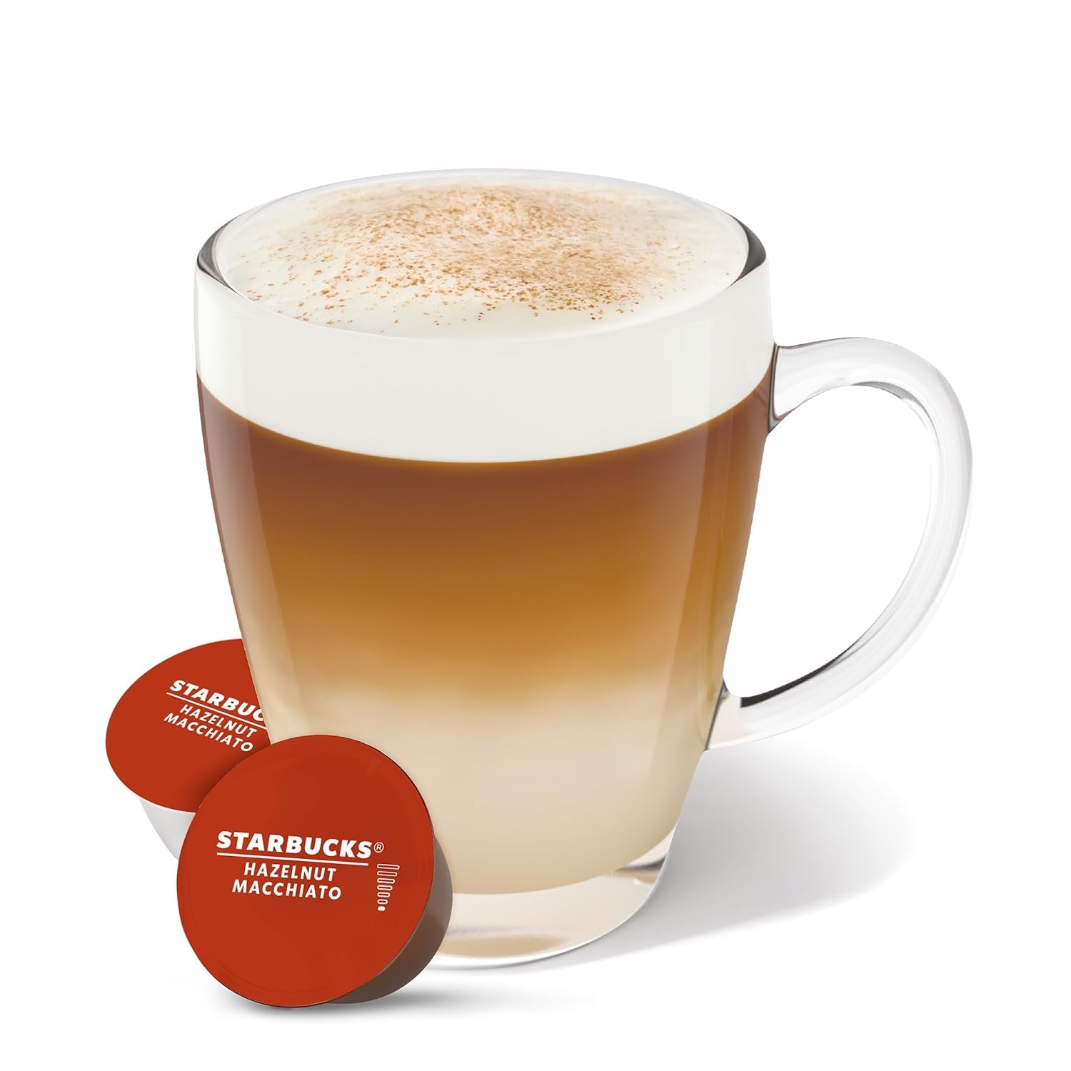 STARBUCKS Macchiato aux noisettes de Nescafé Dolce Gusto, Dunkle Röstung, Kaffeekapseln 6 x 12 (72 Kapseln)