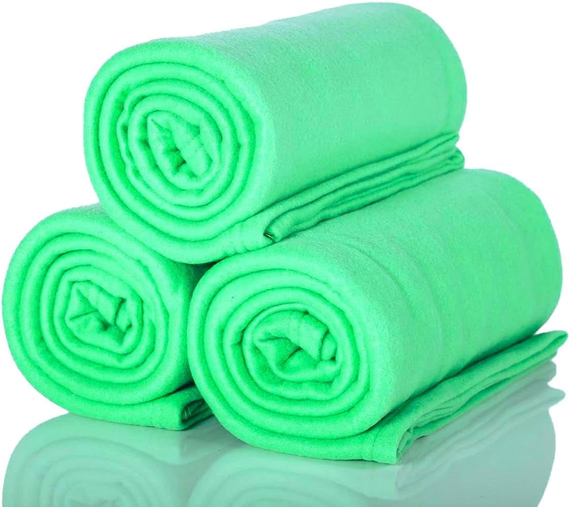 ALCLEAR 3 pièces couvertures polaires Oeko Tex, couleur : anthracite, grande taille 130X160 Cm, plus de 200 G/M2, couverture de canapé couverture de canapé couverture de salon, couverture de pique-nique couverture de canapé Lits et couvertures Besuche den ALCLEAR-Store Vert menthe 3 pièces 130X160 Cm