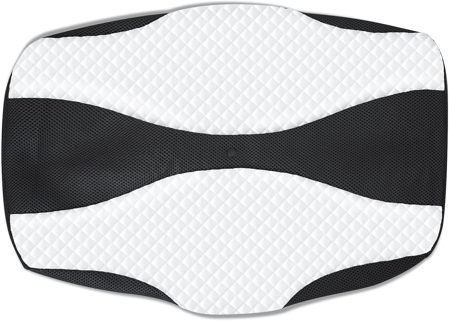 SAHEYER Oreiller Orthopédique Oreiller de Soutien du Cou Oreiller de Tête Oreiller Ergonomique Oreiller Cervical Oreiller pour Dormeur Latéral 60 X 40 X 13/11 cm Oreiller en Mousse à Mémoire pour Dormeur Latéral Dos Ventre Oreillers Cervicaux Orthopédiques Naty Shop Housse d'oreiller Noire