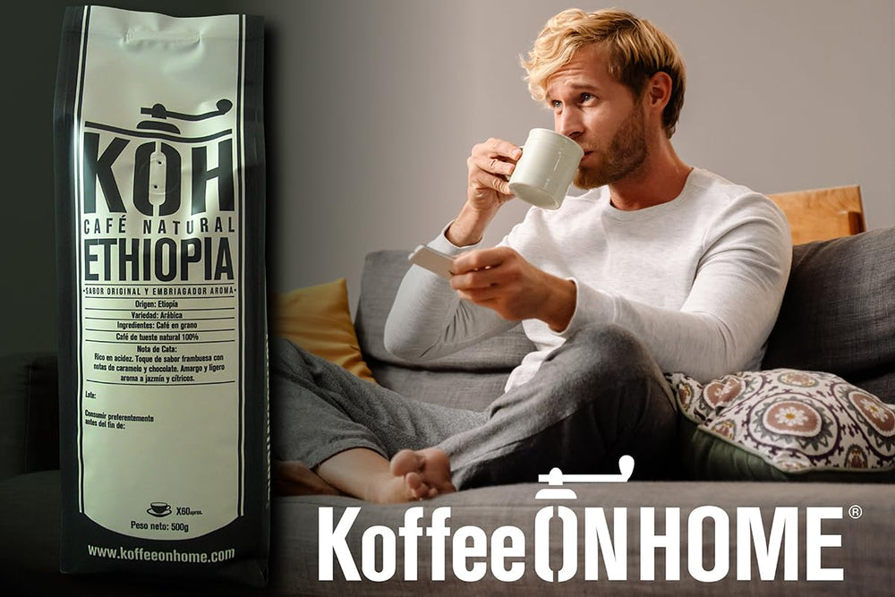 Äthiopien Arabica Kaffeebohnen – Torréfaction naturelle – Premium 100 % Arabica – 500 g – Café frais de la plus haute qualité – idéal pour expresso ou filtre