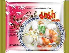 MAMA Phnom Penh Nouilles de riz instantanées – Nouilles de riz instantanées de style oriental – Cuisine thaïlandaise authentique – 12 x 70 g