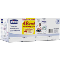 Chicco coussinets de protection pour tétons, antibactériens, 4 semaines, 120 pièces Accessoires Alimentation et Allaitement Bebe Naty Shop