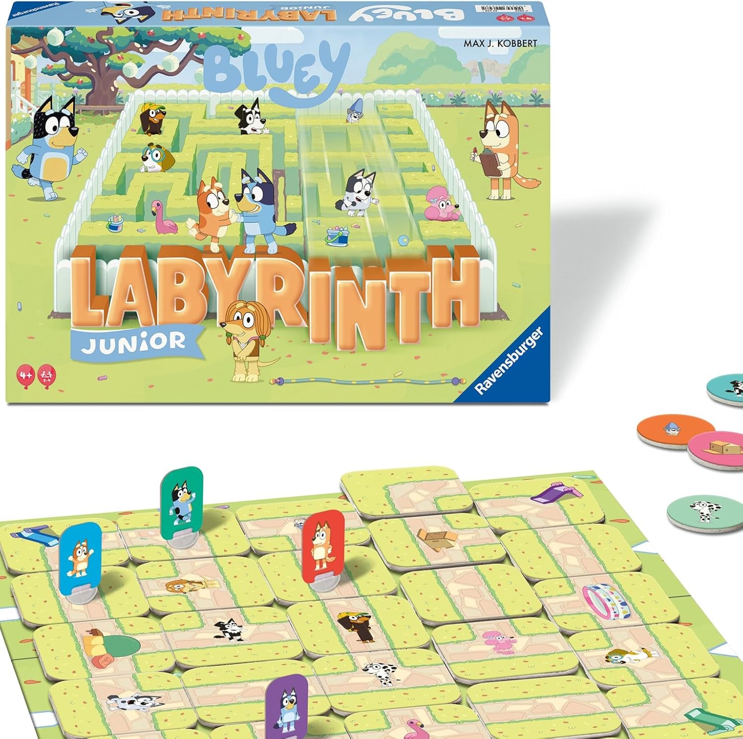 Ravensburger Jeu pour Enfants 20847 - Labyrinthe Junior - Classique familial pour les tout-petits, jeu à partir de 4 ans - Jeu de société adapté à 2 à 4 joueurs, édition Junior