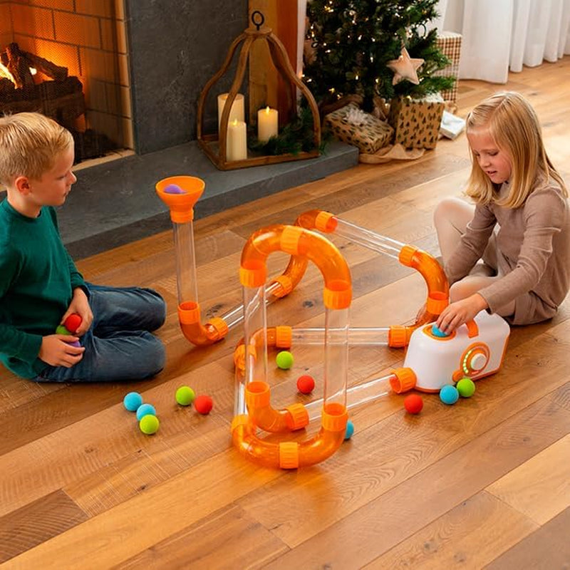 Fat Brain Toys Air Toobz Erweiterungspaket – Luftbetriebenes STEM-Bauspielzeug – Kinder & Jugendlich, Bleu