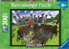 Ravensburger puzzle pentru copii 13334 - Minecraft Cutaway - 300 piese Puzzle XXL Minecraft pentru copii cu vârsta de peste 9 ani Puzzle Naty Shop Singur