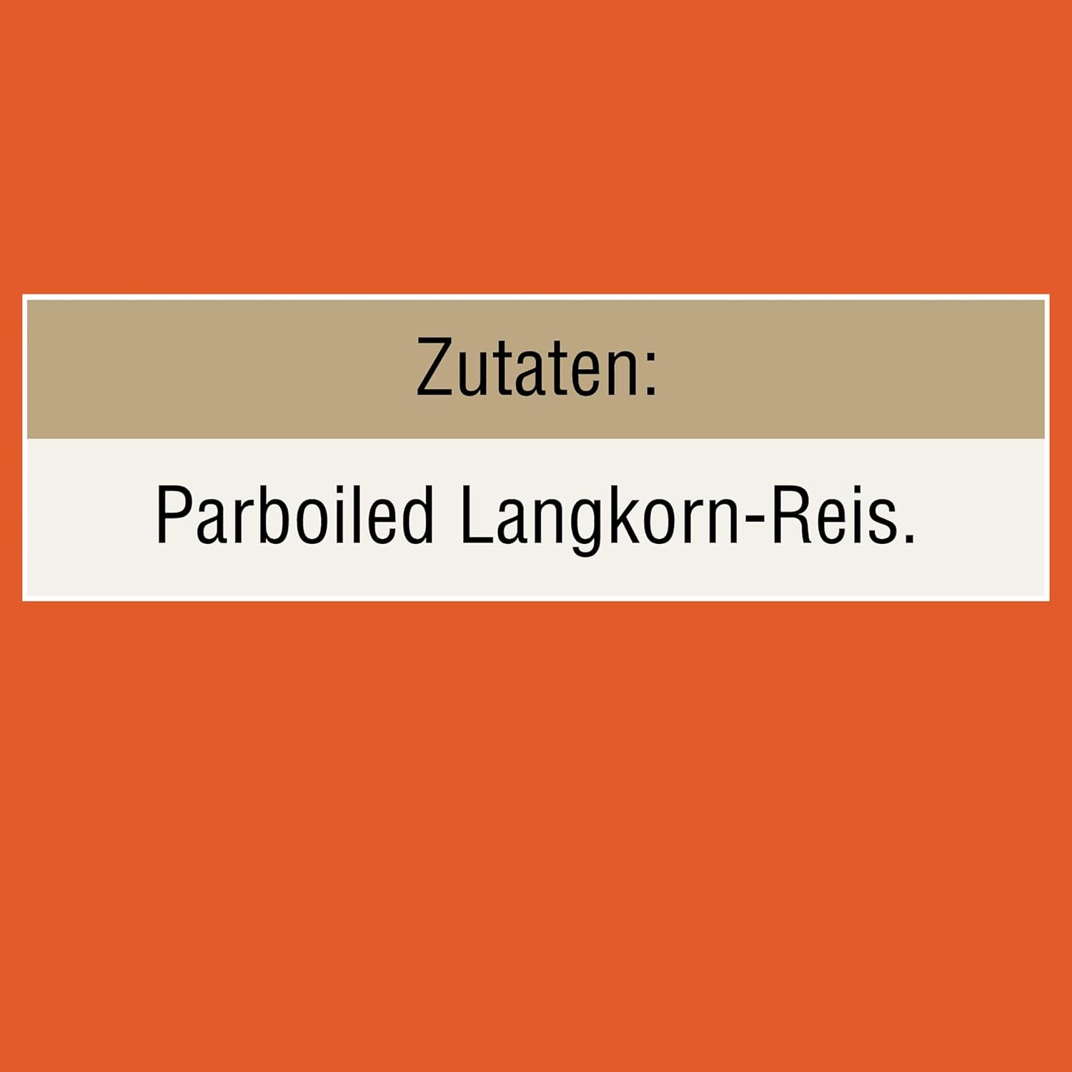 Riz à grains longs BEN'S ORIGINAL™, bouilli en sachet, 10 minutes, 6 x 1 kg