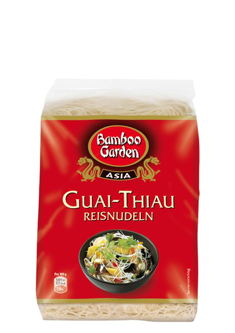 Nouilles de riz Guai Thiau Bamboo Garden, 250 g (le design de l'emballage peut varier)