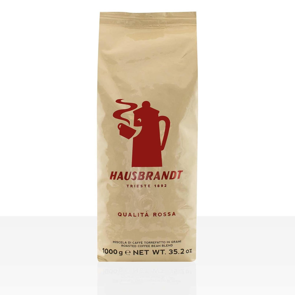 HAUSBRANDT Qualité Rouge 6 x 1kg Café en grains entiers