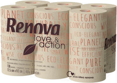 Papier toilette Renova Love & Action, Beiger Paquet 9 X 12 Rollos-: 108