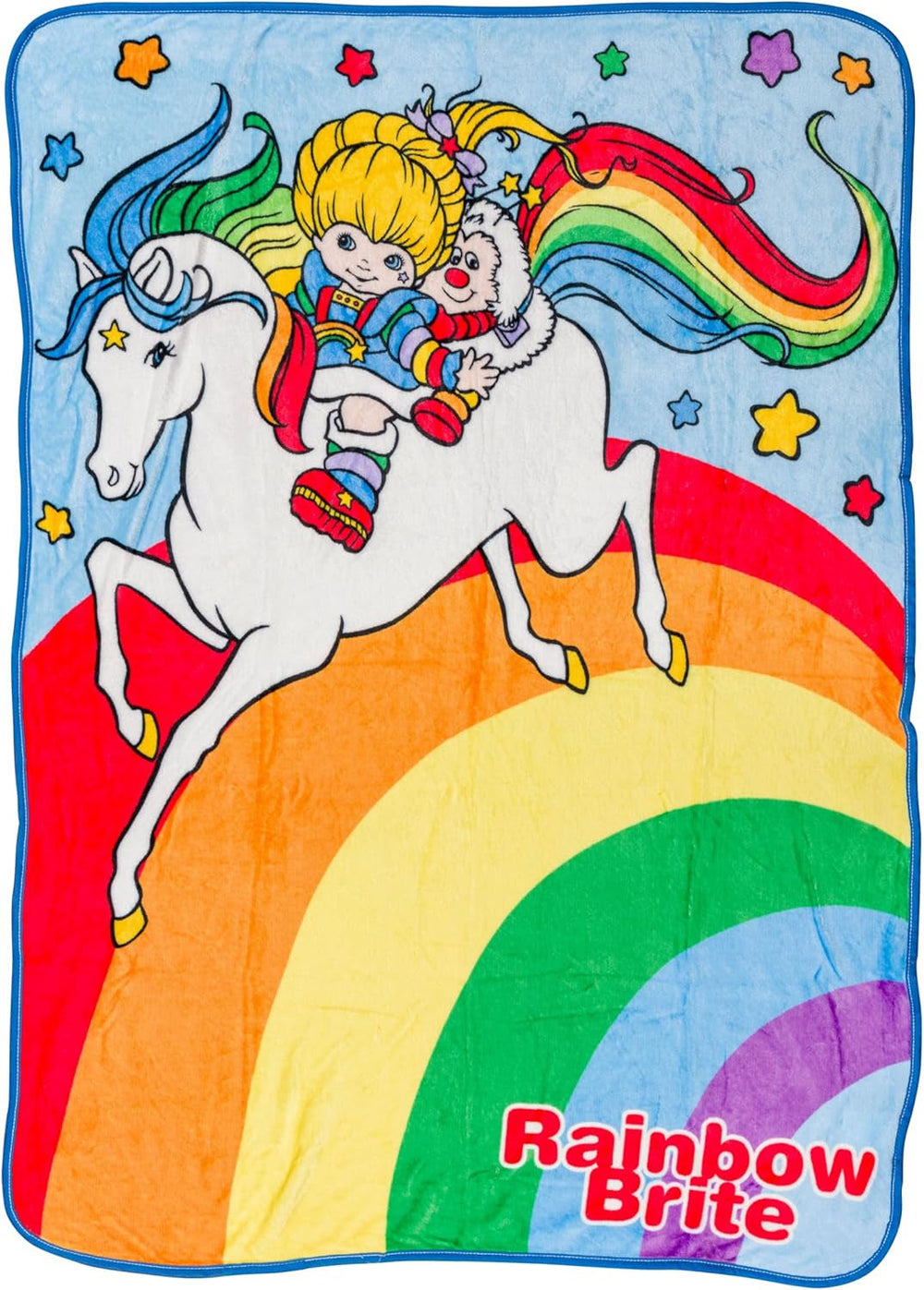 Couverture suspendue Silver Buffalo Garfield, polaire, 114,3 X 152,4 cm Lits et couvertures Silver Buffalo Rainbow Brite, Starlite et Twink