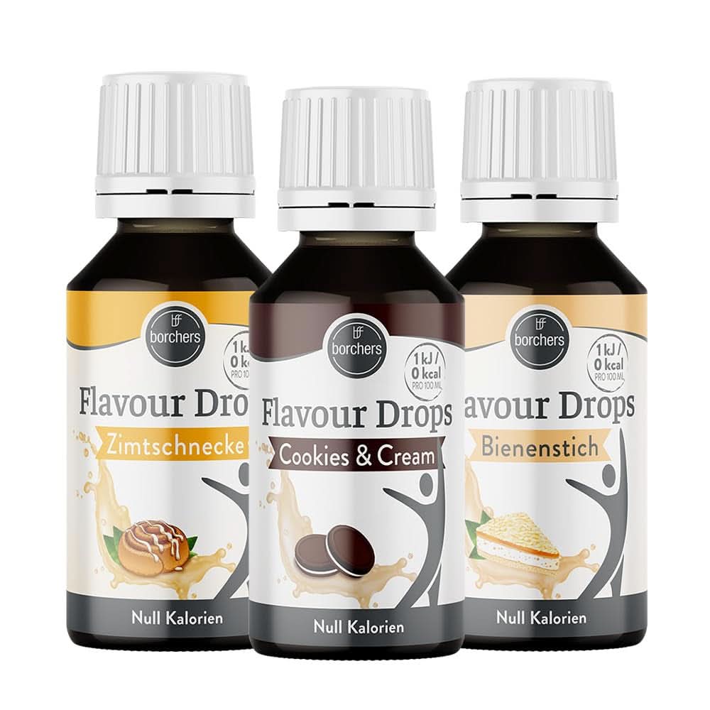 Gouttes de saveur Borchers, pack de dégustation de saveurs Naty Shop "Backstube"