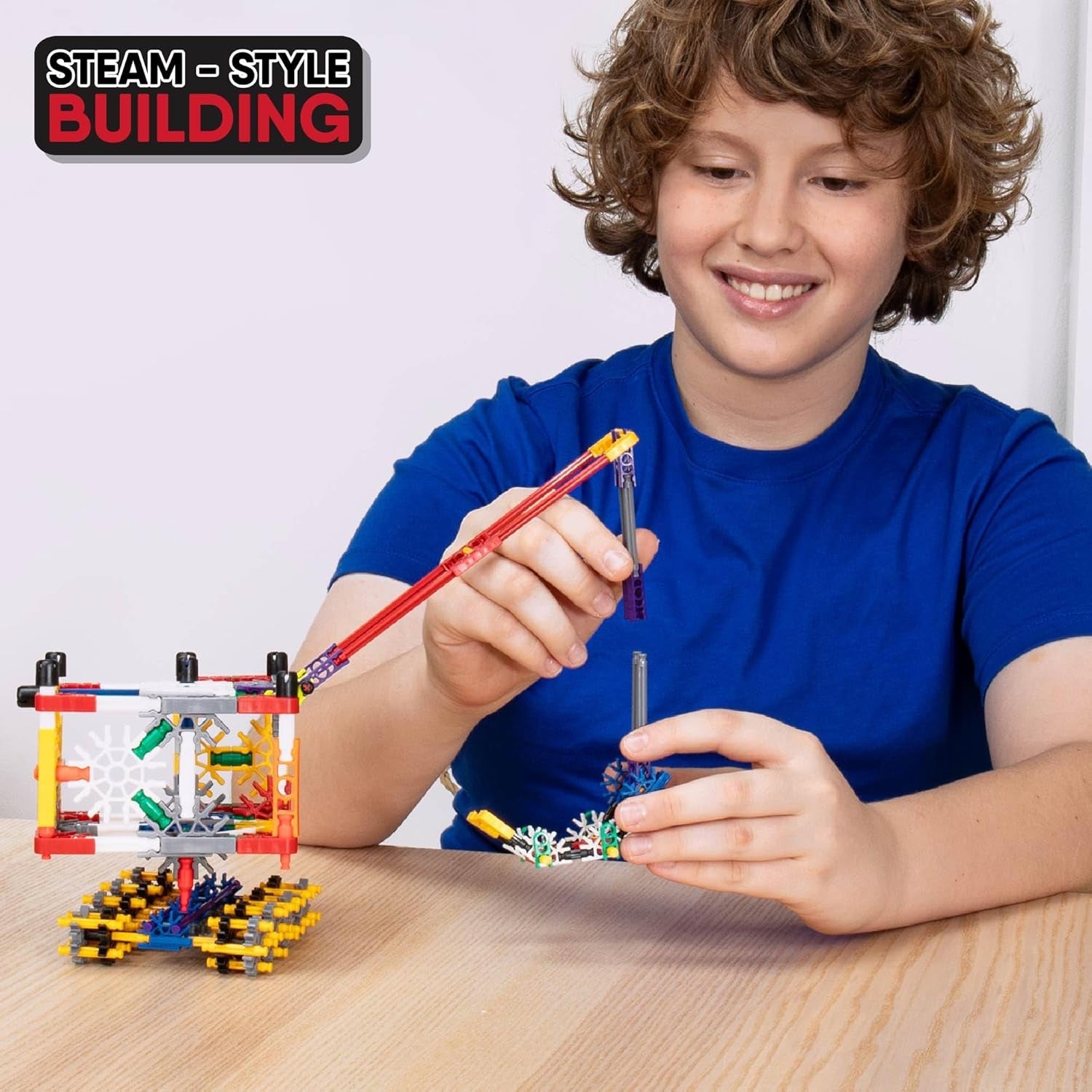 K'NEX 12418 Fantasie Ultimativer Baukasten mit 35 Modellen, Lernspielzeug für Jungen und Mädchen, 480-teiliges MINT-Lernset, Bauspielzeug für Kinder, Konstruktionsspielzeug ab 7 Jahren