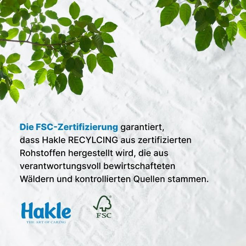 Hârtie igienică reciclată Hakle - 80 de role, curățenia delicată și îngrijirea pentru bunăstare