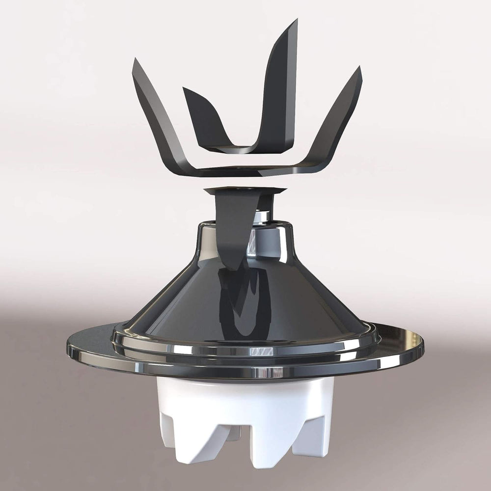 Cecotec Mélangeur Glas Power Schwarz Titan 1000 INOX. 1000 W, Edelstahlgehäuse, 6-Blatt-Blatt Mit Schwarzer Titanbeschichtung, 1,5-L-Glaskrug, 5 Geschwindigkeiten [Energieeffizienzklasse a +] Cuisine Naty Shop