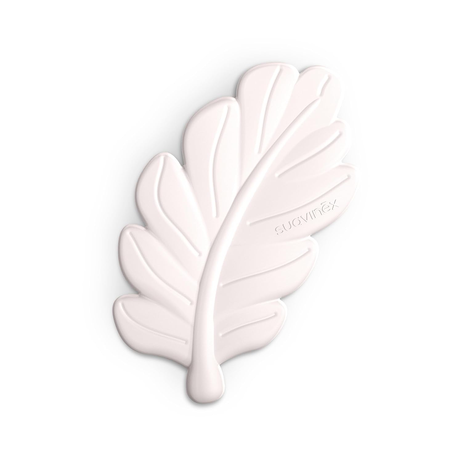 Suavinex, anneau de dentition monobloc en silicone. Doux, flexible, sûr. Apaise et apaise les gencives de bébé. Ergonomique, facile à saisir, texturé/relief. Design avec forêt, Poésie, Vert