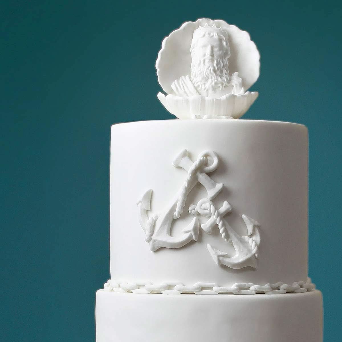 Katy Sue, Moule en silicone décor marin - Pétoncle de cuisine Naty Shop