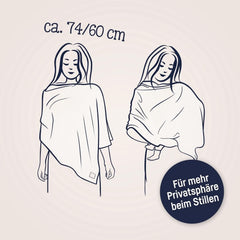 Julius Zöllner Stilltuch Aus 100 Prozent Jersey-Baumwolle, OEKO-TEX STANDARD 100, Made in Germany, Uni Tan Accessoires Alimentation et Allaitement Bebe Naty Shop