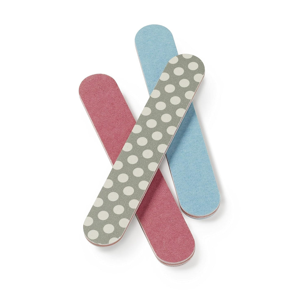 Lime à Ongles Doublée Lime à Ongles Naturelle et Artificielle Double Face Grain Moyen Forte Robuste Salon de Manucure Professionnel Pédicure 2 Pièces