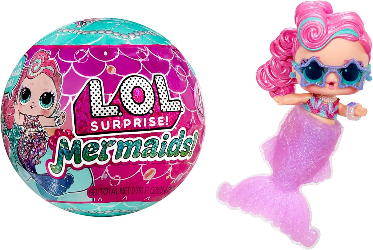 MDR. Surprendre! Mermaids Tots - Mini poupées à la mode avec queues changeantes de couleur - Convient aux collectionneurs, filles et garçons âgés de 4 ans et plus Naty Shop Dolls Titre par défaut