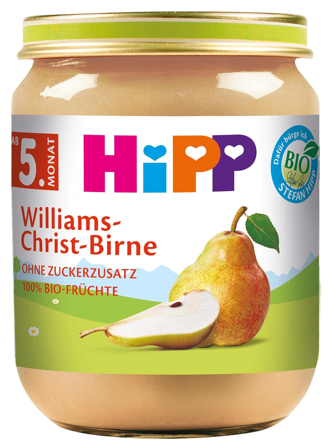 HiPP Williams Christ poires, paquet de 6 (6 x 125 g)
