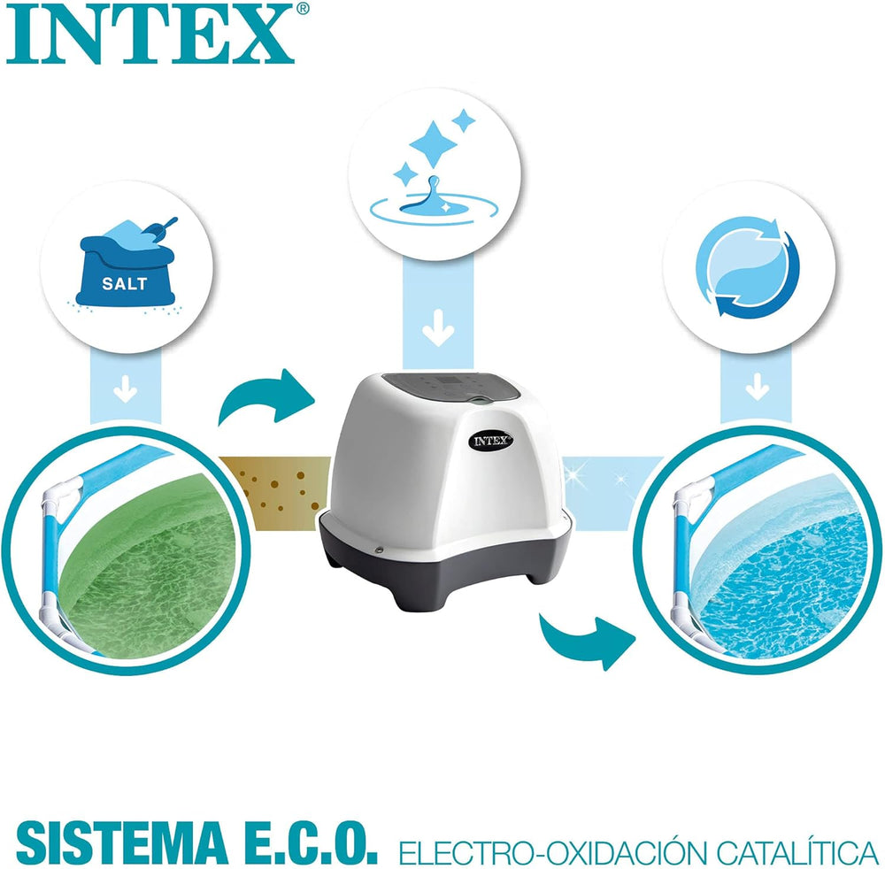 Système d'aquarium d'eau salée Intex Krystal Clear 230 V CG-26664