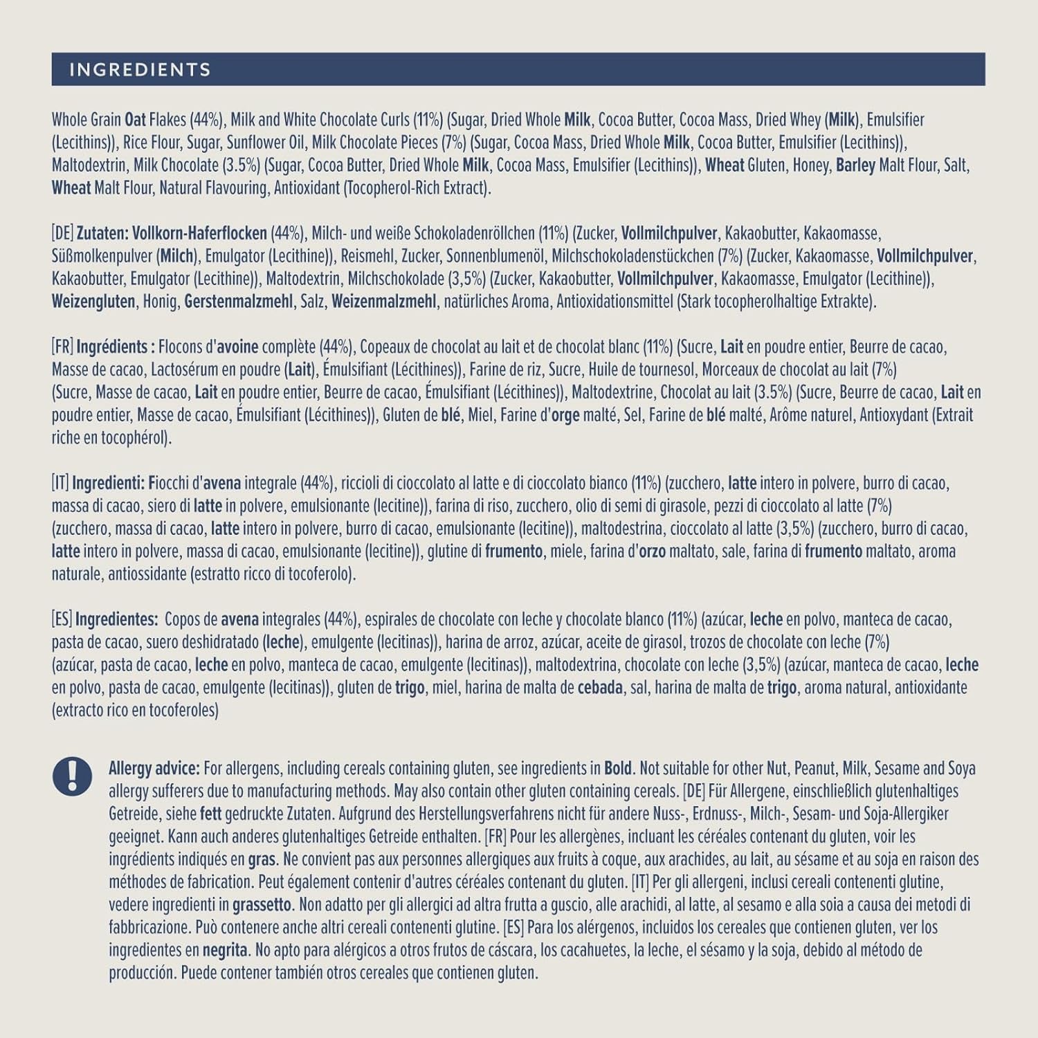 Muesli croustillant au chocolat d'Amazon, 500g