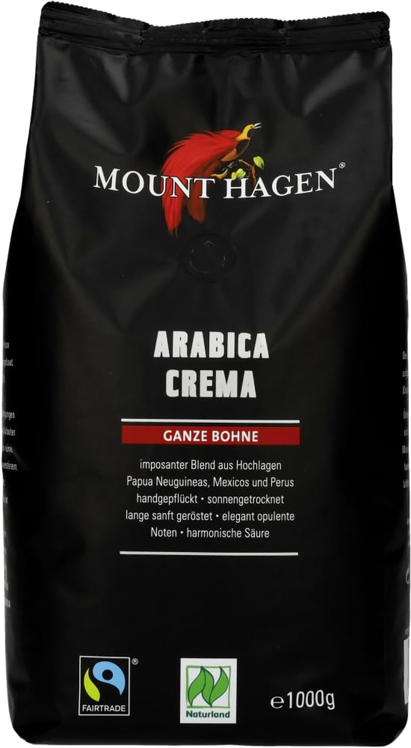 Crémier à café torréfié biologique, grains entiers (2 x 1 kg)